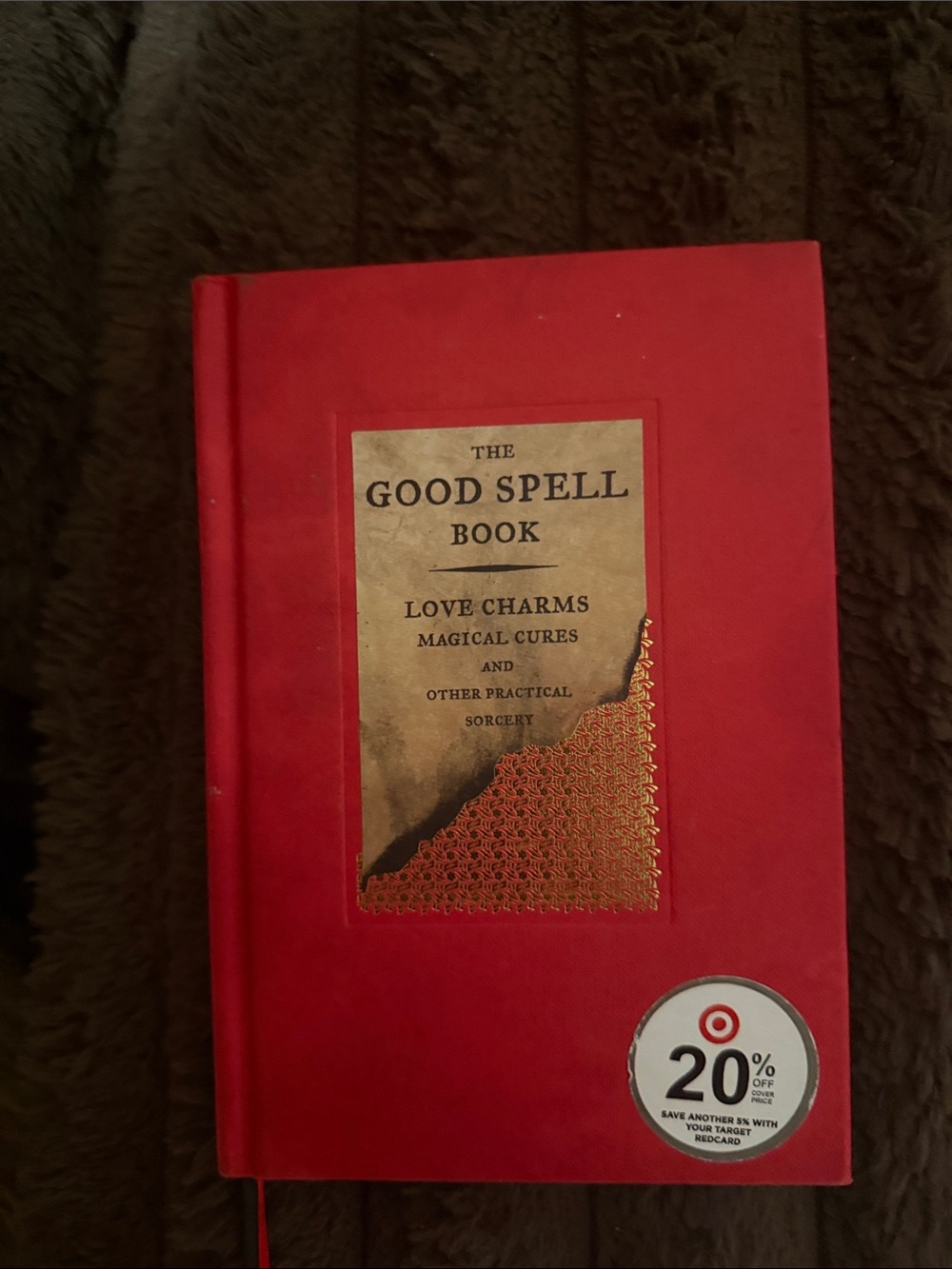 The Good Spell Book — Red Hardcover Decorative Coffee Table Book